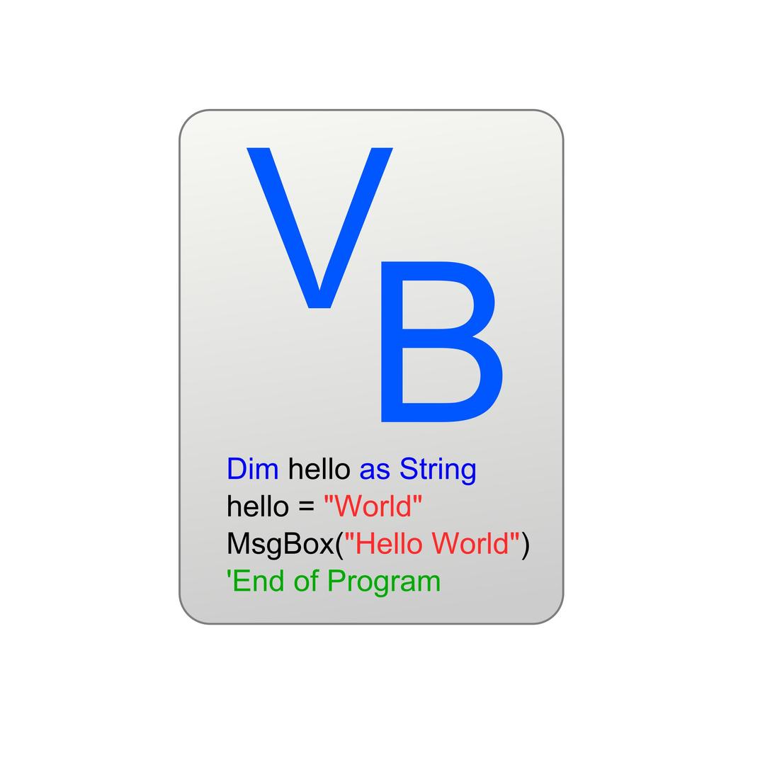 Visual Basic Icon png transparent