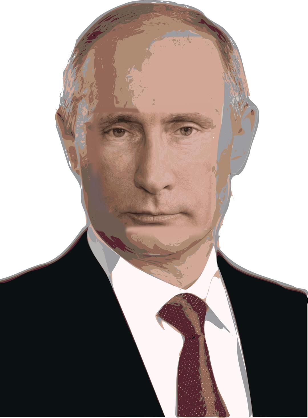 Vladimir Putin 2006 - Face png transparent