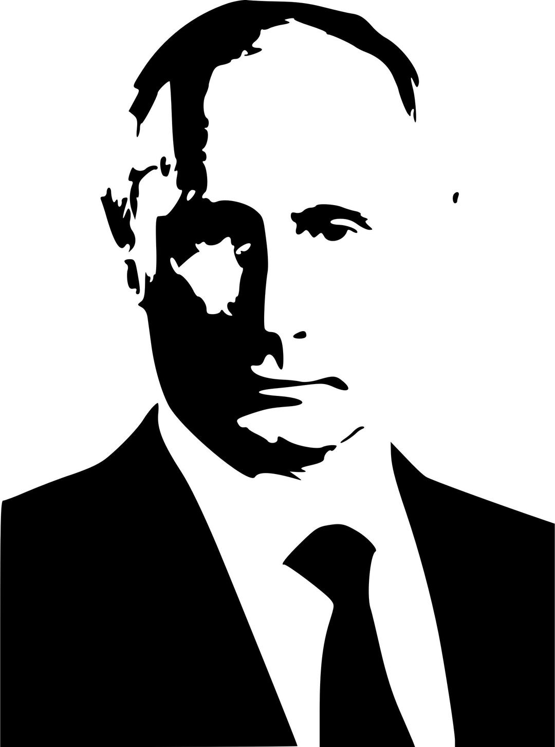 Vladimir Putin Simple Face png transparent