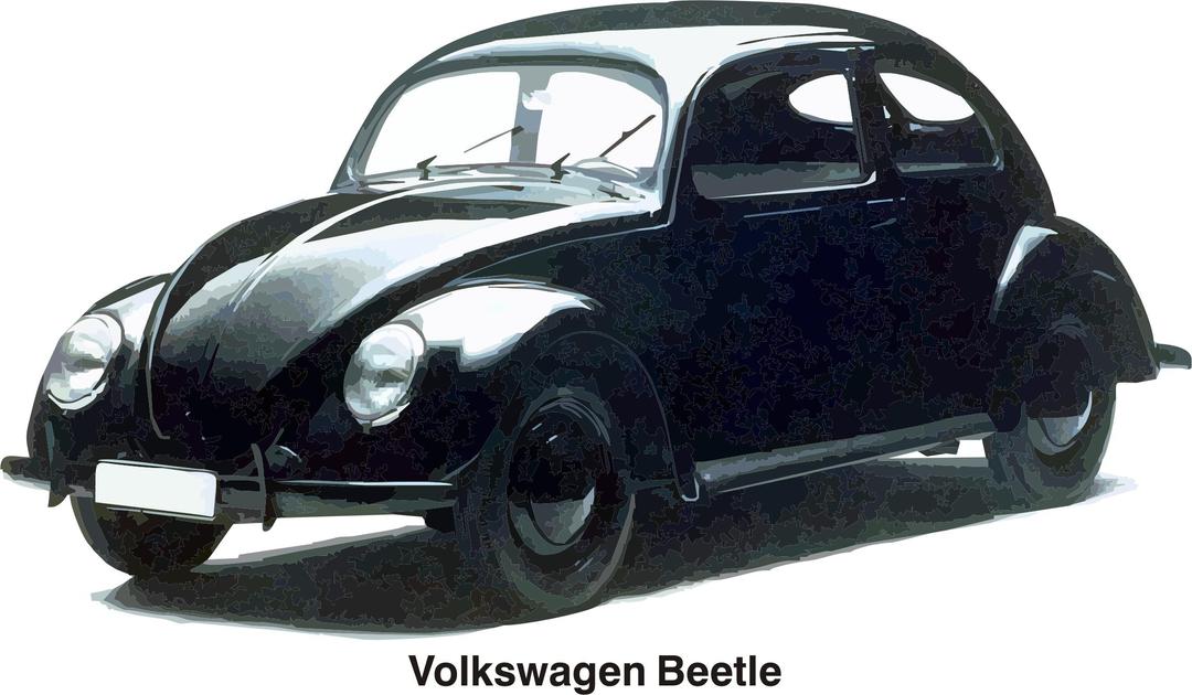 Volkswagen Beetle, year 1938 png transparent