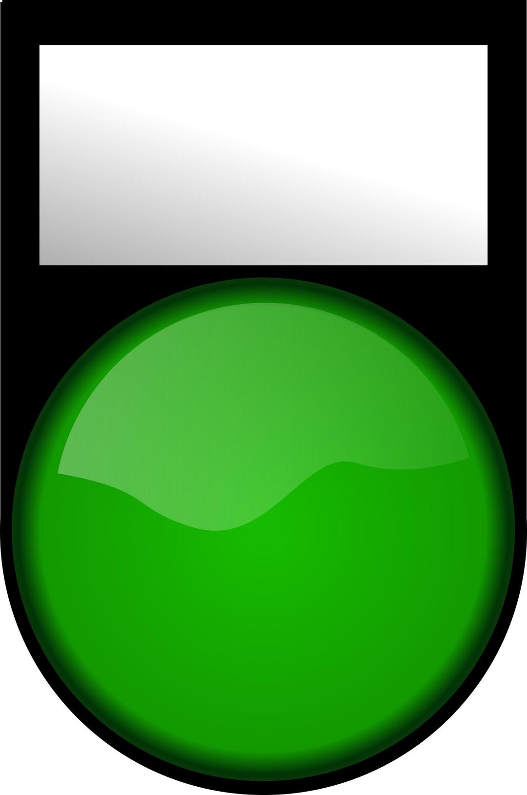 Voyant Vert Eteint - Green Light OFF png transparent