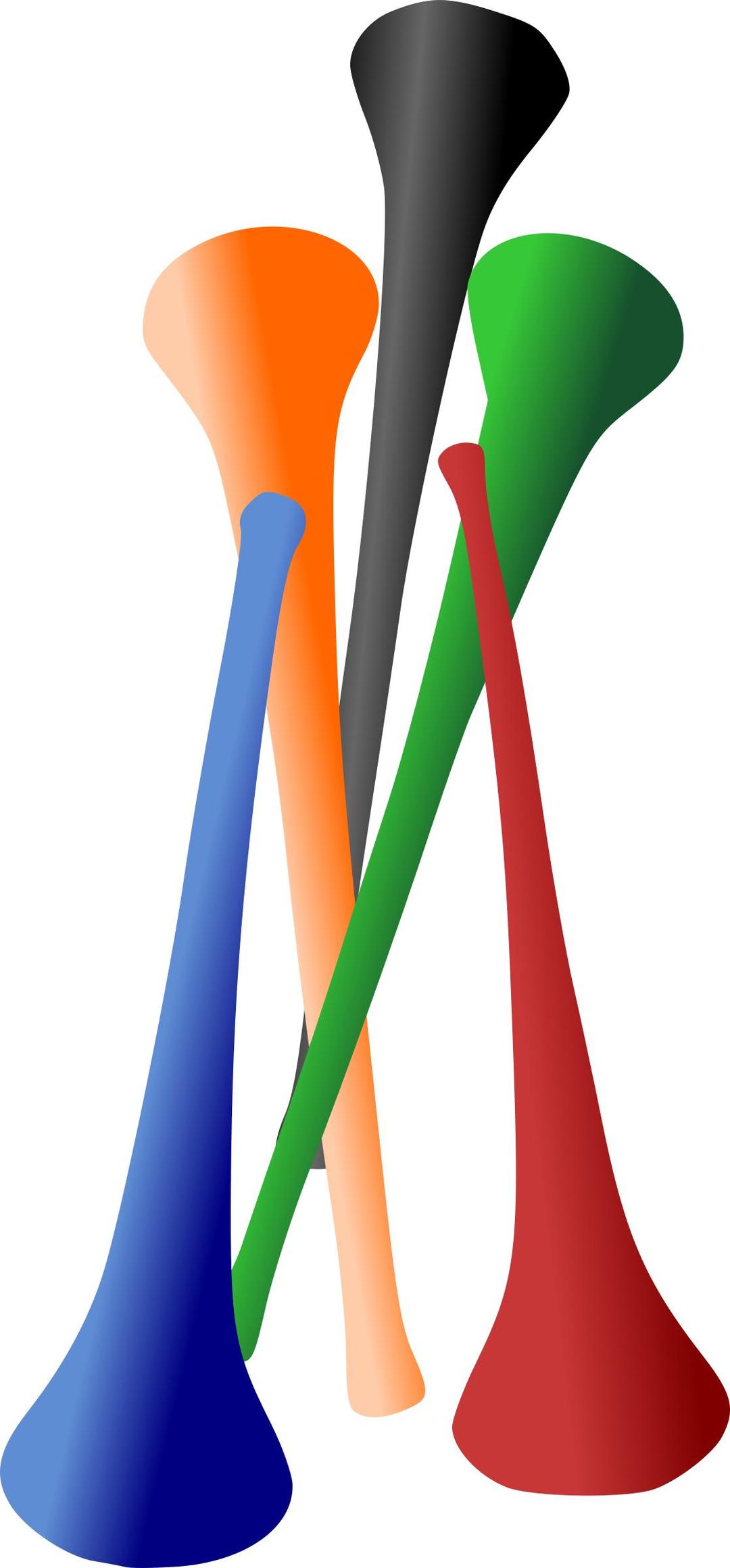 Vuvuzelas png transparent