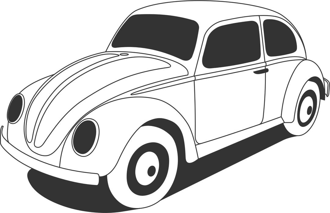 VW Beetle Classic png transparent