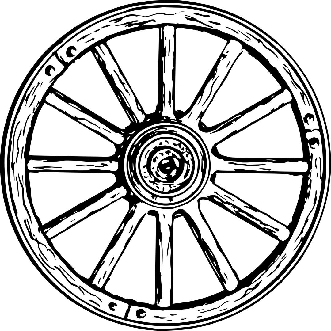 Wagon wheel png transparent