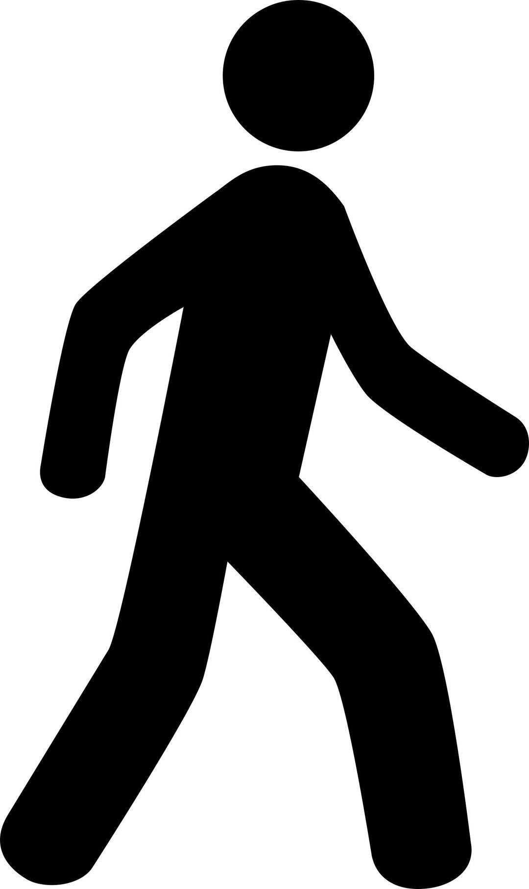 walking icon png transparent