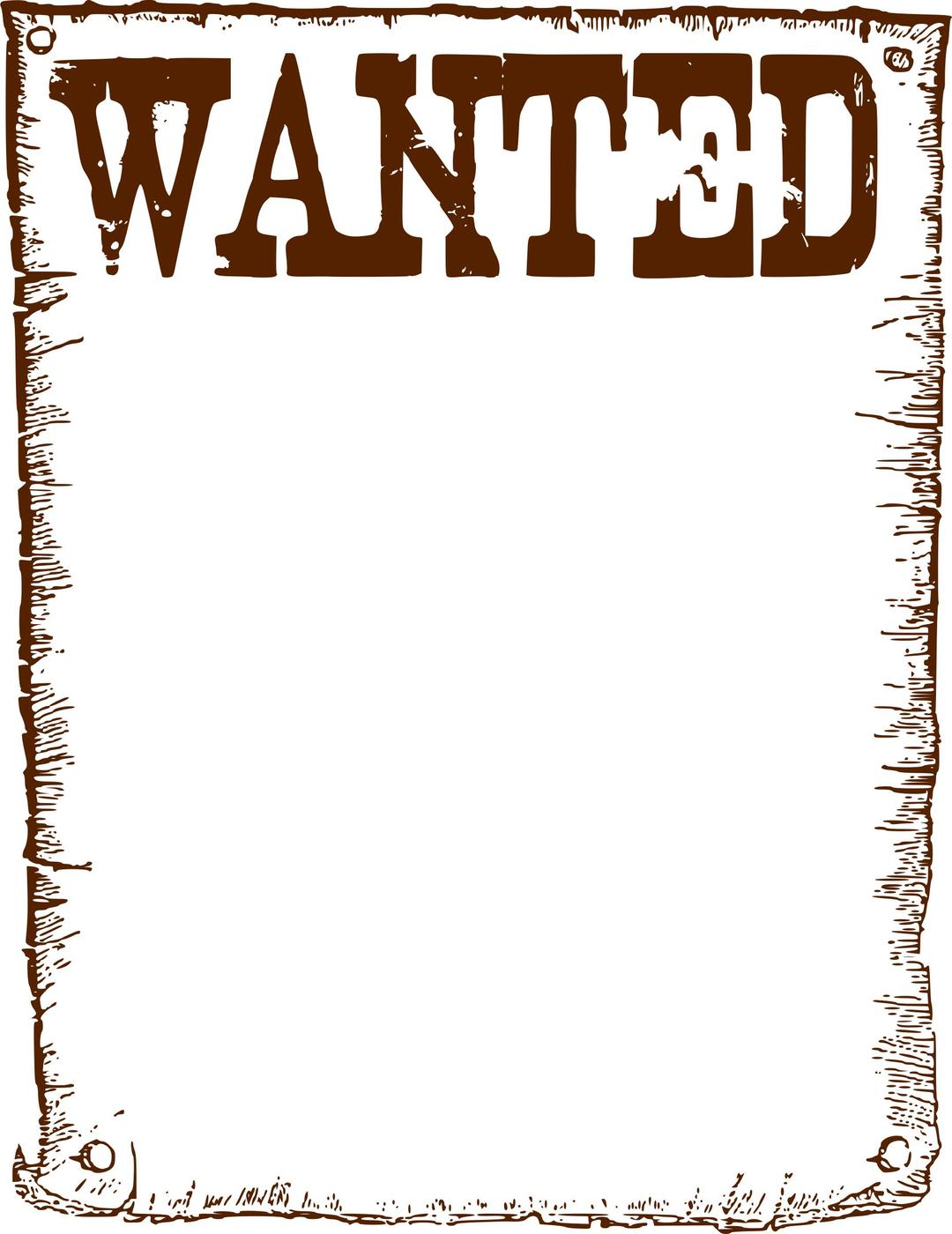 Wanted png transparent