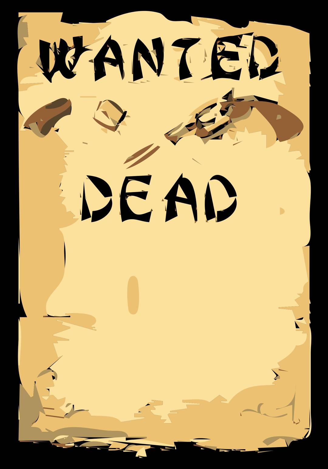 WANTED POSTER 3 png transparent