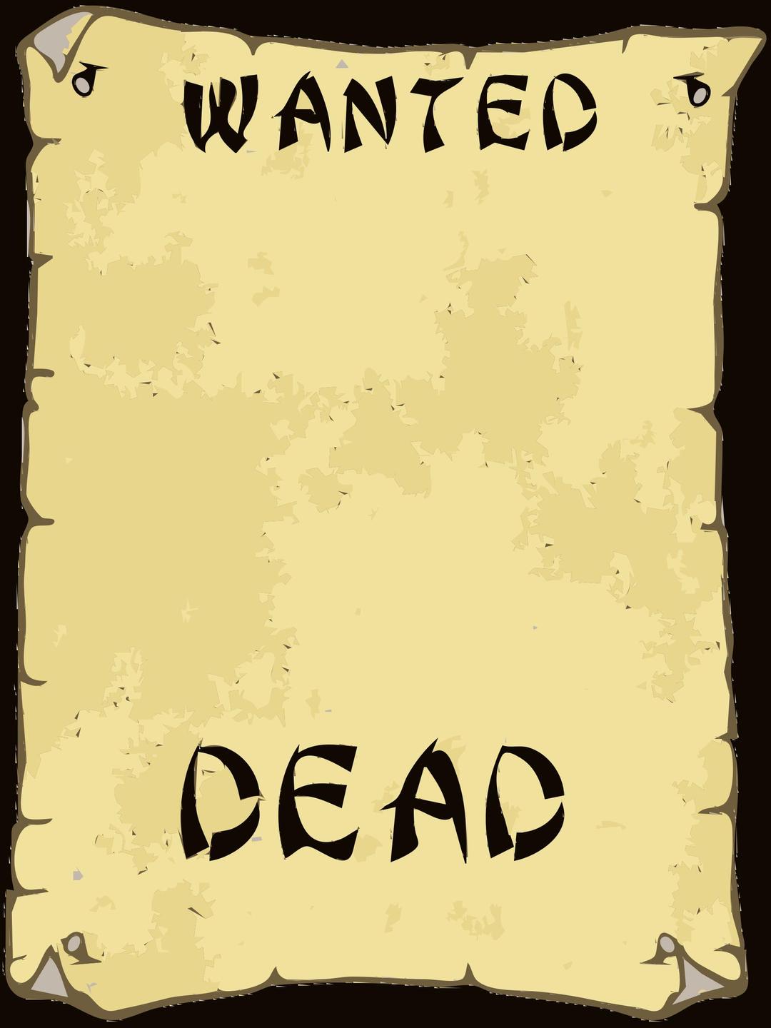 WANTED POSTER 4 png transparent