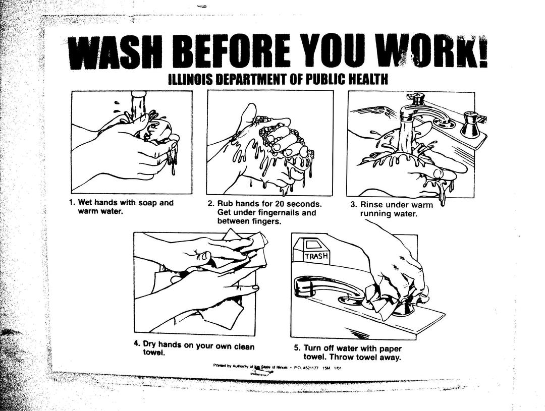 Wash Before You Work png transparent