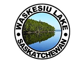 Waskesiu Lake National Park Round Sticker png transparent