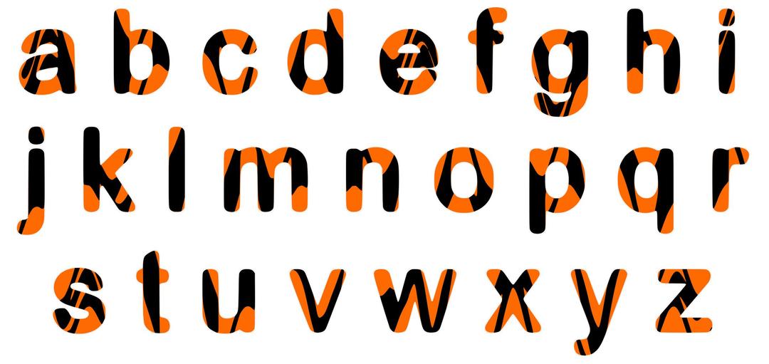 Waspish alphabet lowercase png transparent