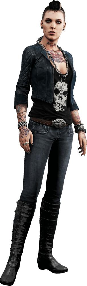 Watch Dogs Lady png transparent