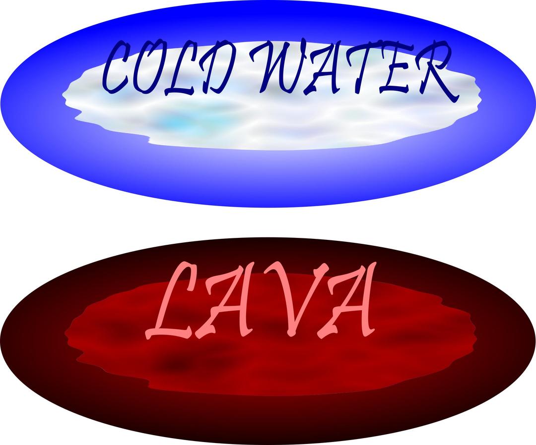 Water and Lava Filter png transparent