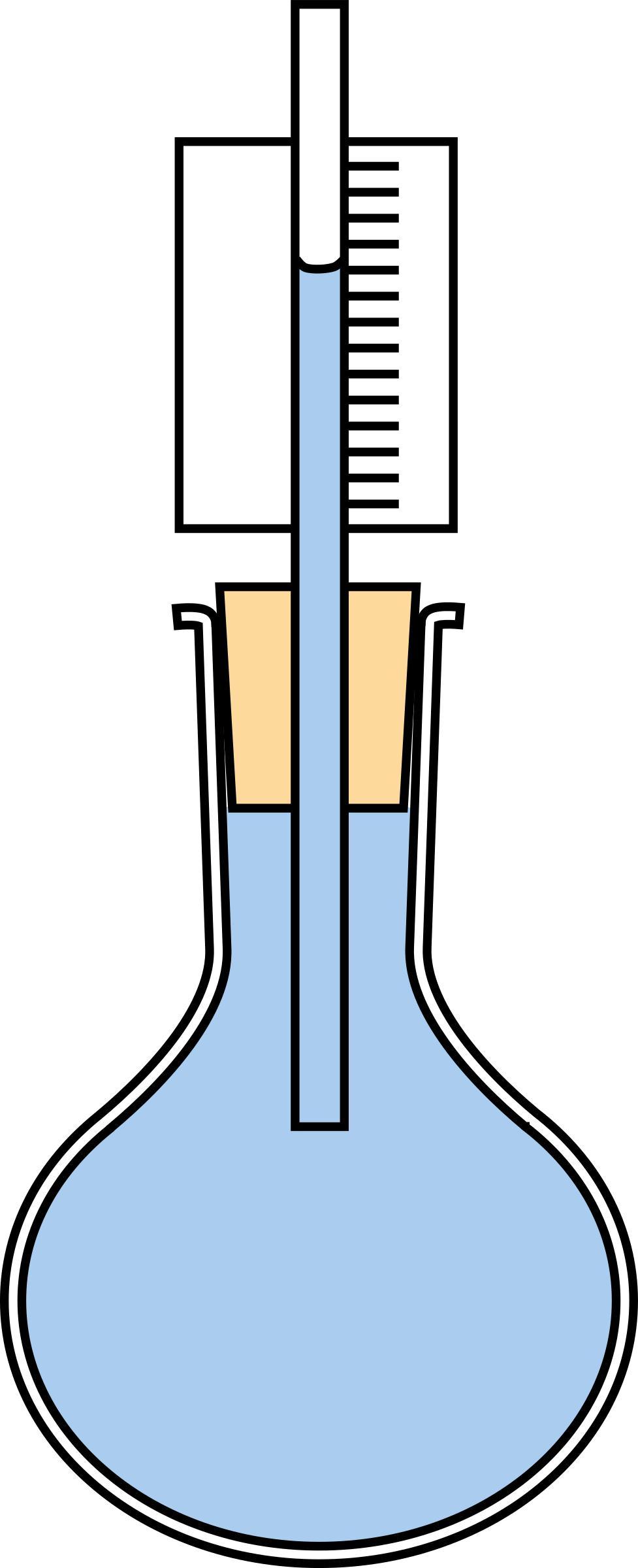 Water expansion in flask, colour png transparent