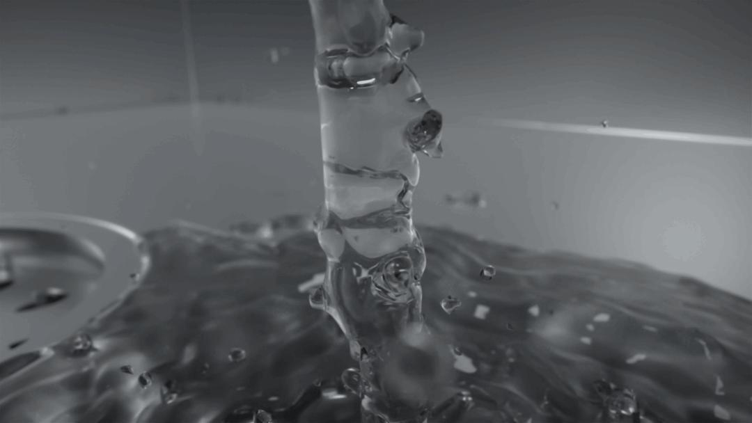Water flowing into sink png transparent
