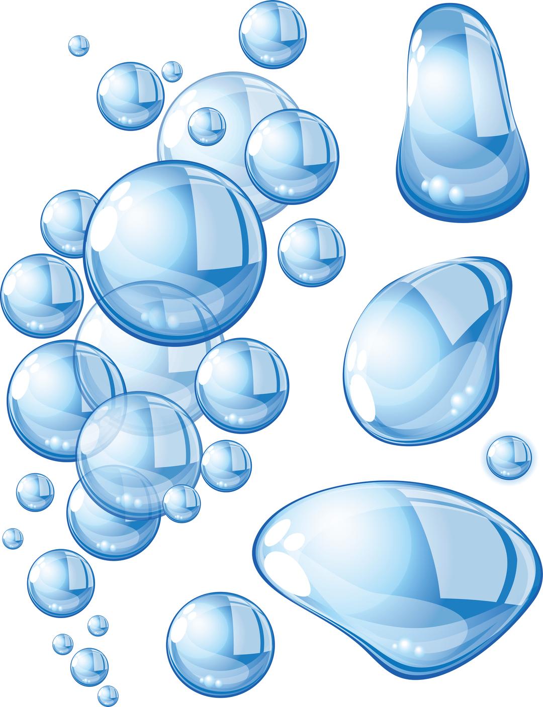 Water Large Bubbles png transparent