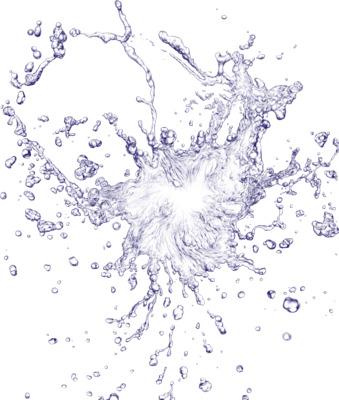 Water Splash Splatter png transparent