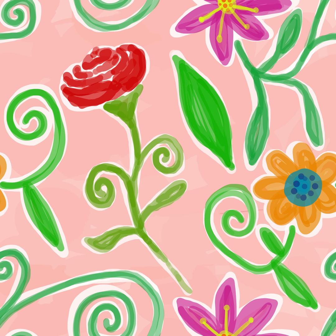 Watercolor Floral Pattern png transparent