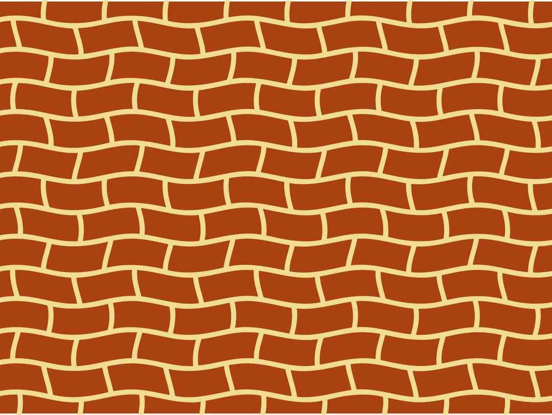 Wavy brick pattern png transparent