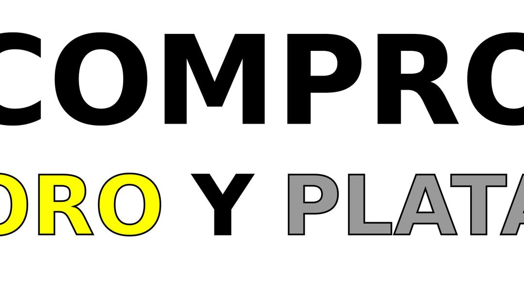 "We buy gold and silver" sign / letrero "Compro oro y plata" png transparent