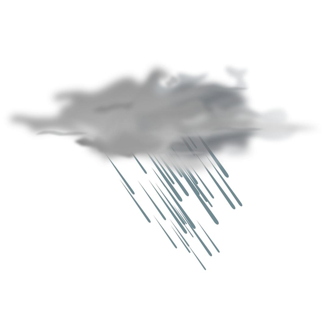 weather icon - heavy rain png transparent