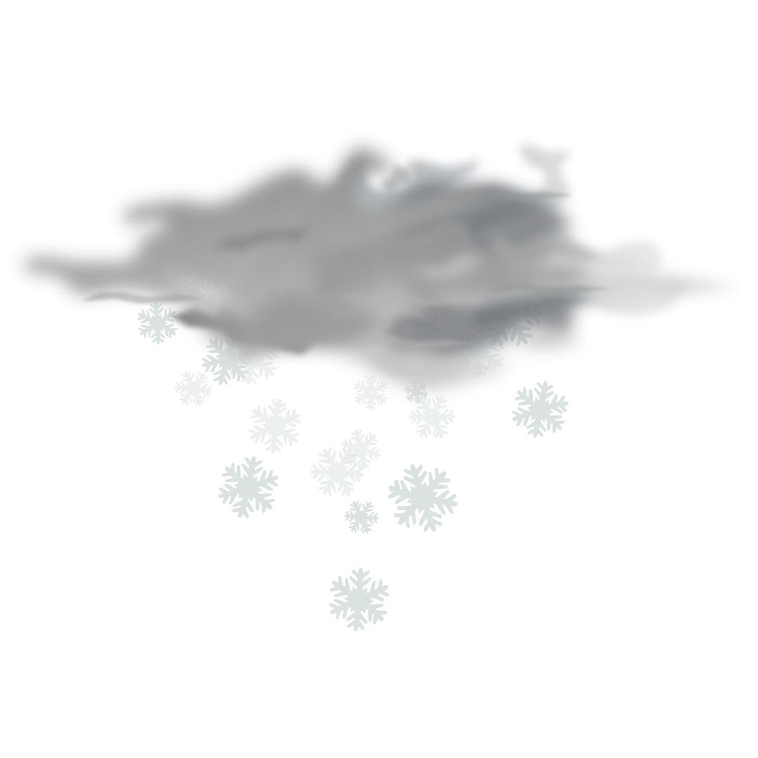 weather icon - snowy png transparent