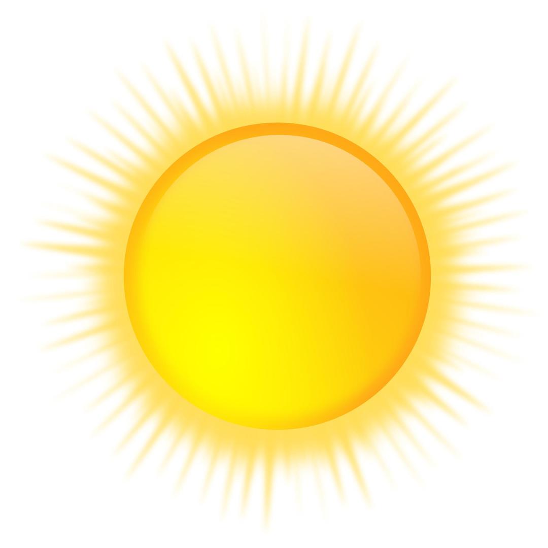 weather icon - sunny png transparent