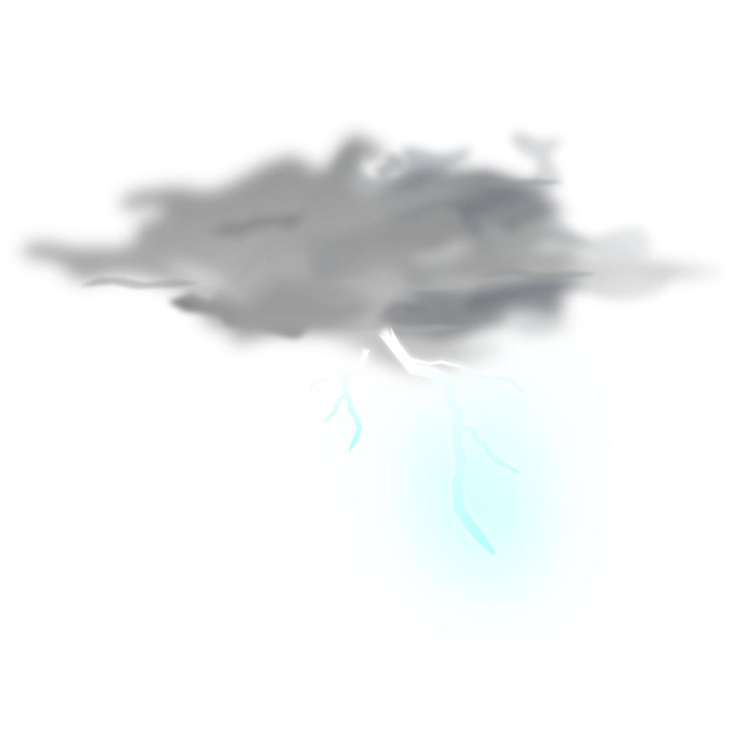 weather icon - thunder png transparent
