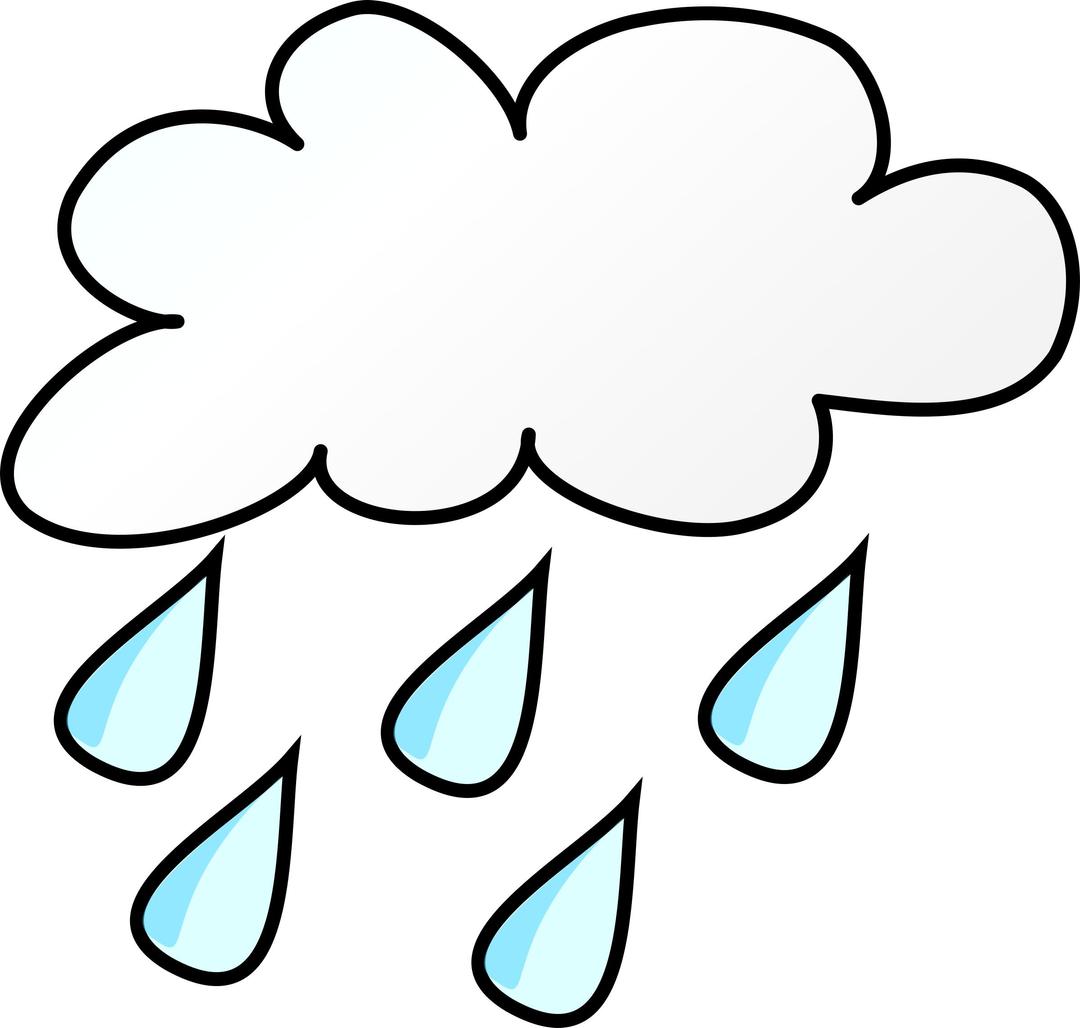 Weather Symbols: Rain png transparent