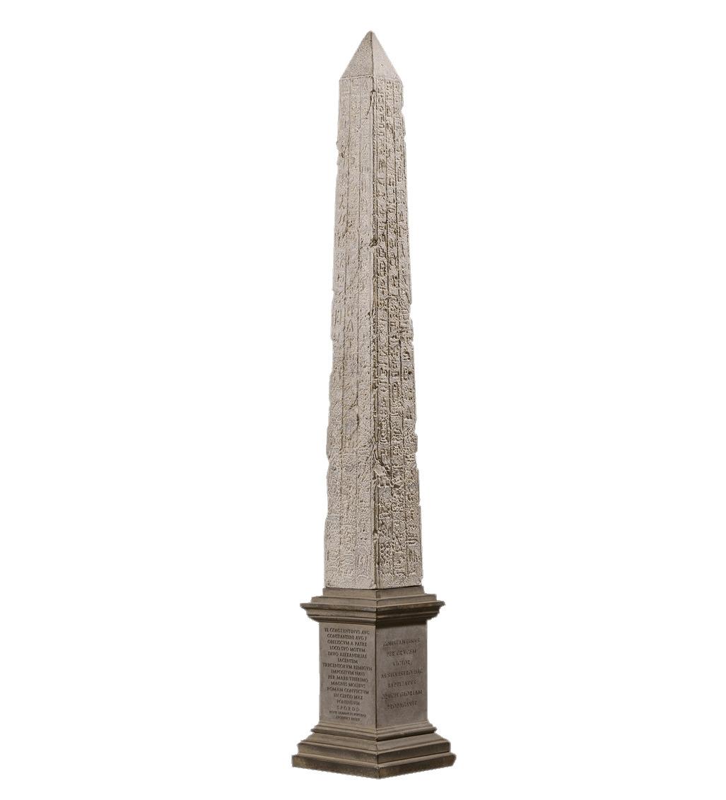 Weathered Egyptian Obelisk png transparent