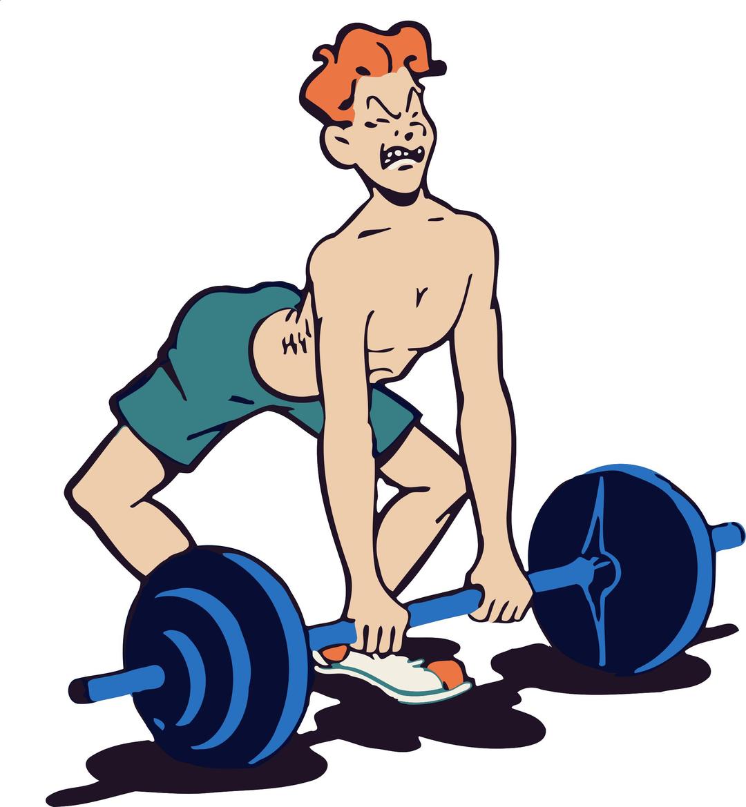 Weight training png transparent