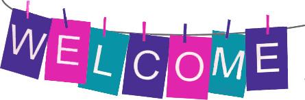 Welcome Banner png transparent