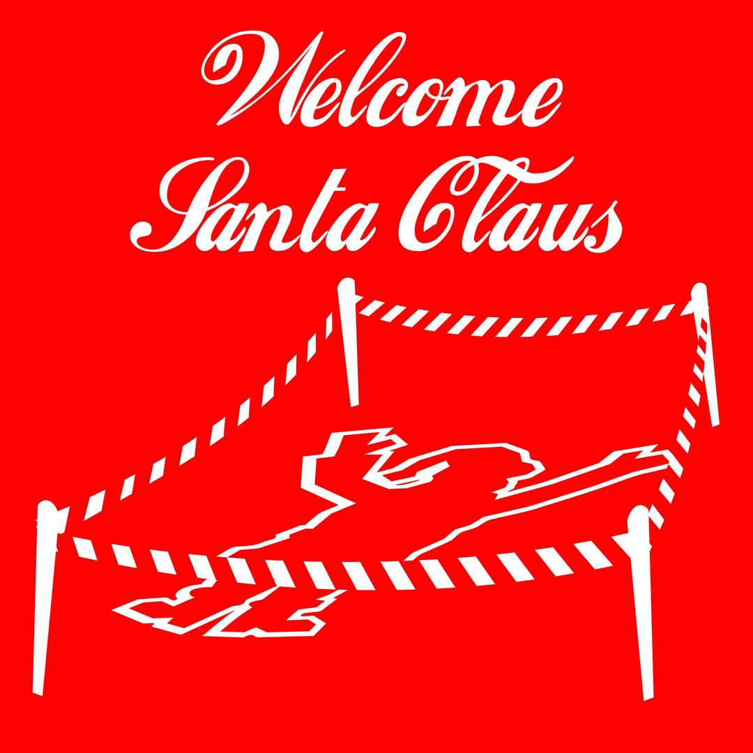 Welcome Santa Claus png transparent