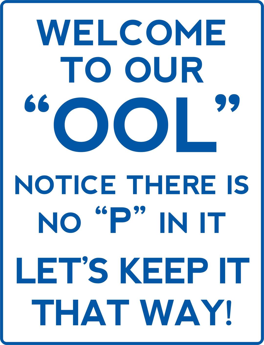 Welcome To Our "OOL" png transparent