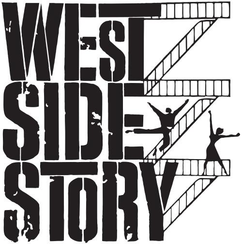 West Side Story Logo BW png transparent