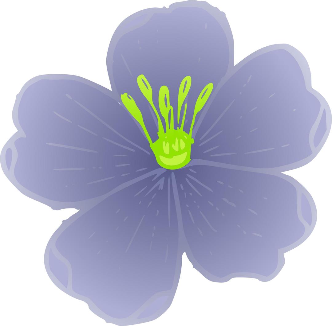 Western blue flax png transparent