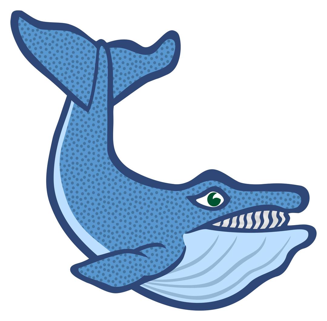 whale - coloured png transparent