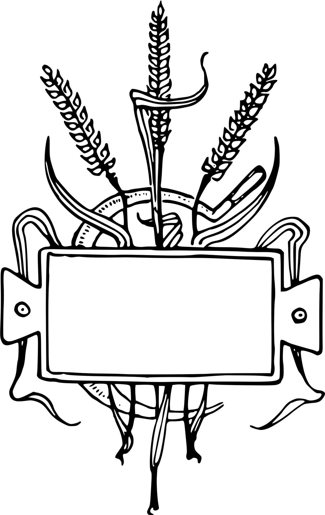 Wheat Frame png transparent