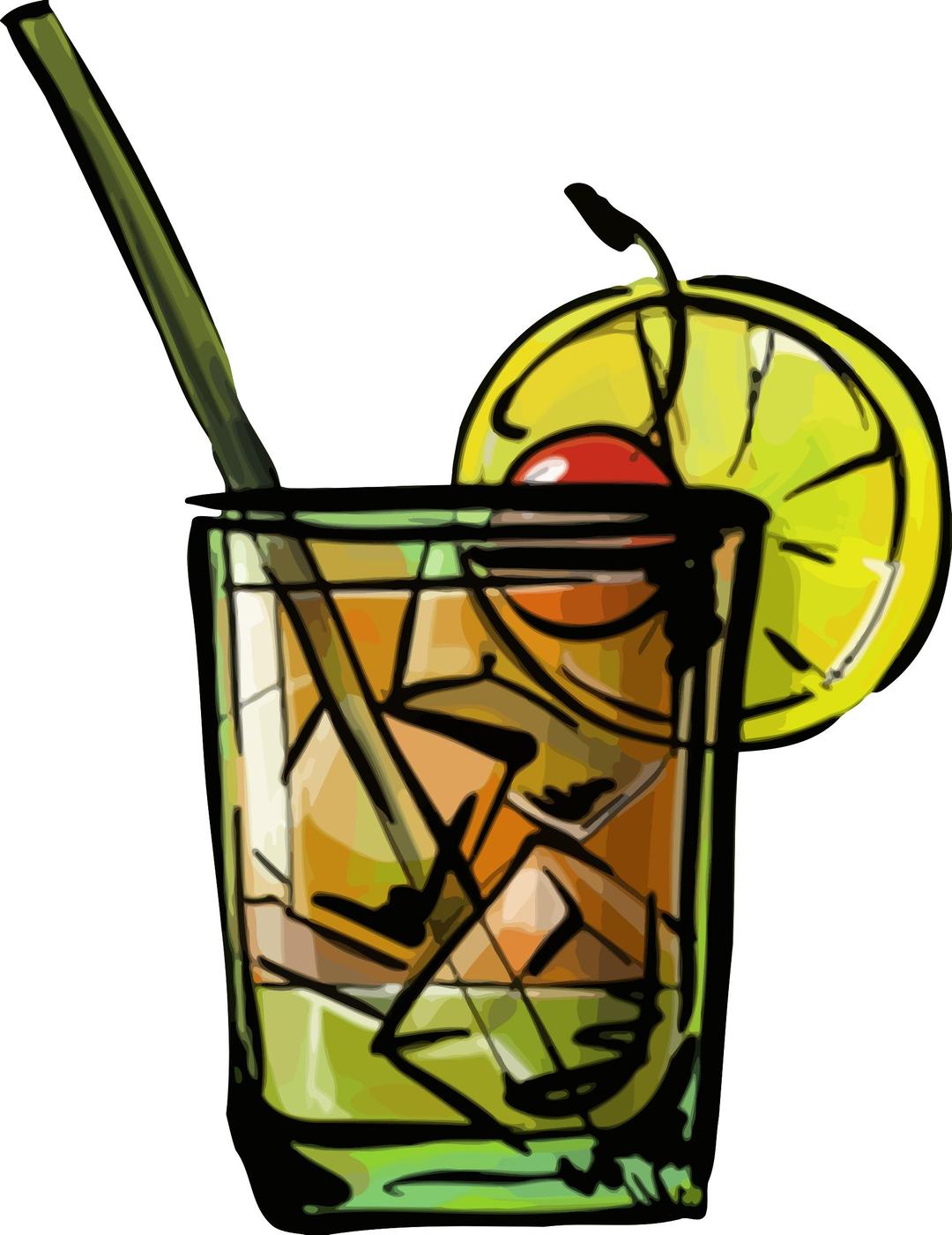 Whiskey sour cocktail png transparent