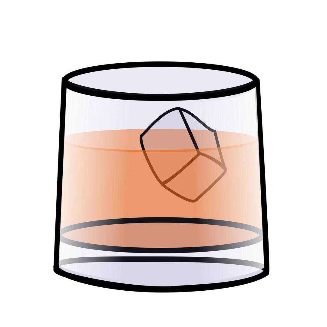 Whisky Glass png transparent