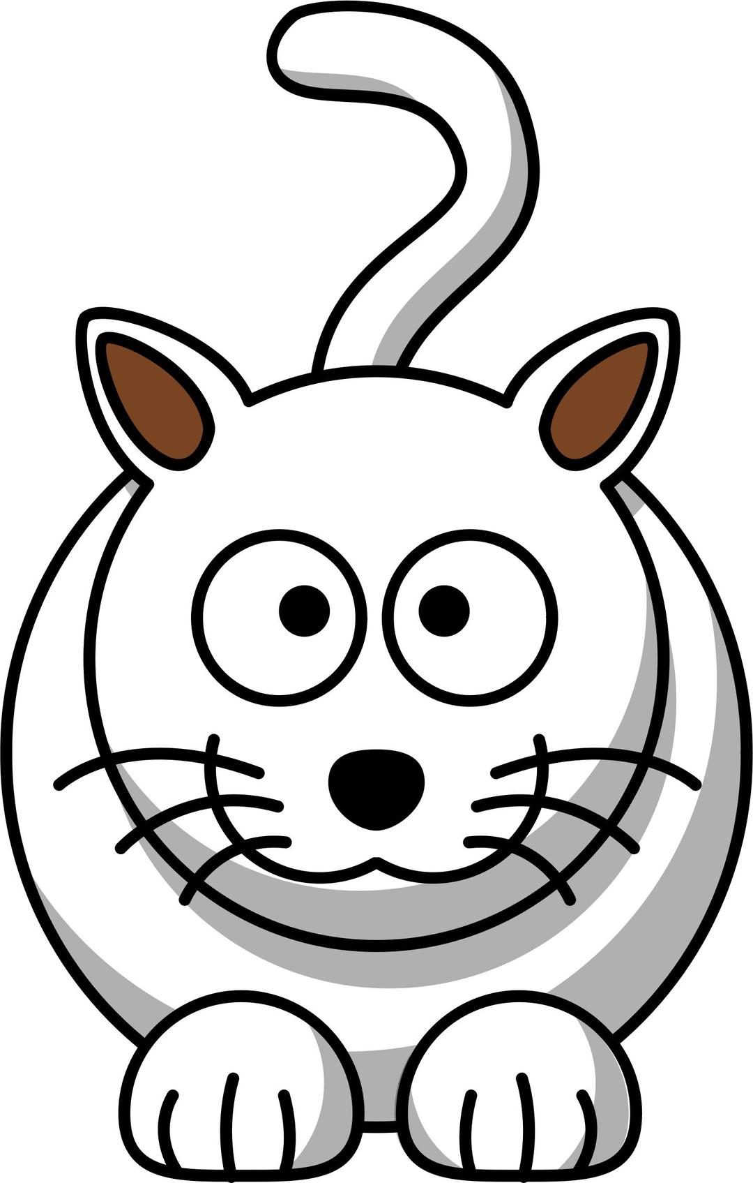White cat png transparent