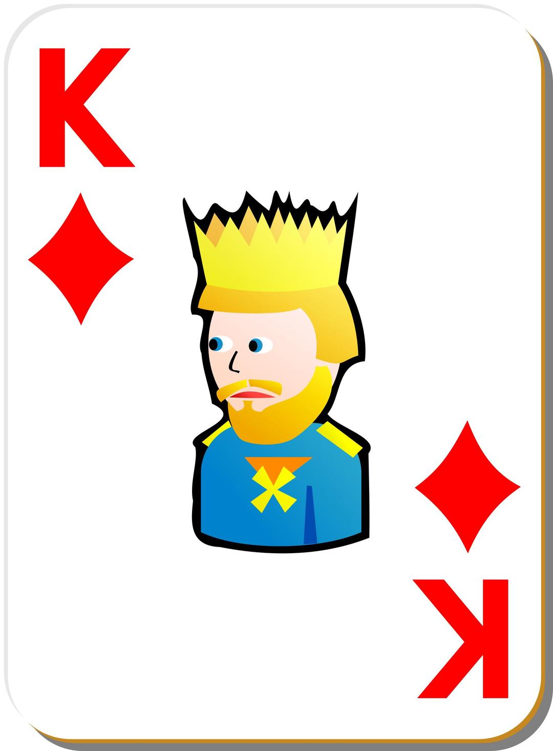 White Deck: King of Diamonds png transparent