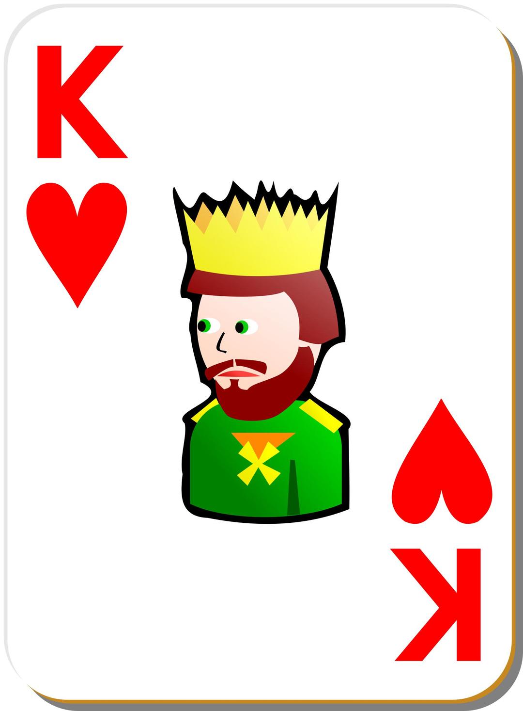 White Deck: King of Hearts png transparent
