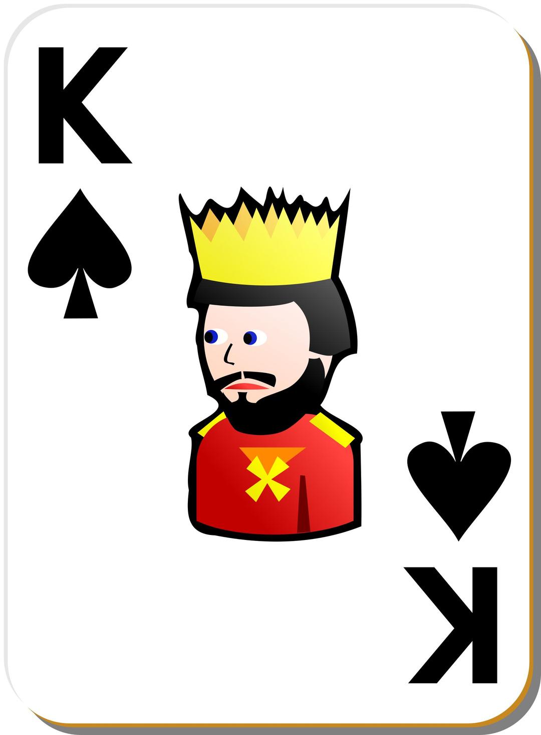 White Deck: King of Spades png transparent