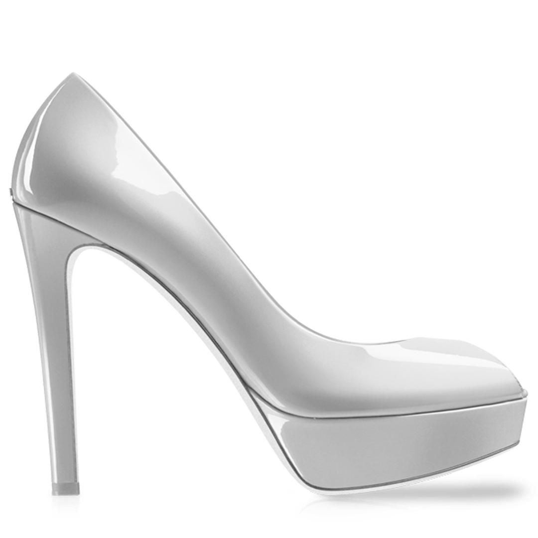 White Heel Women Shoe png transparent