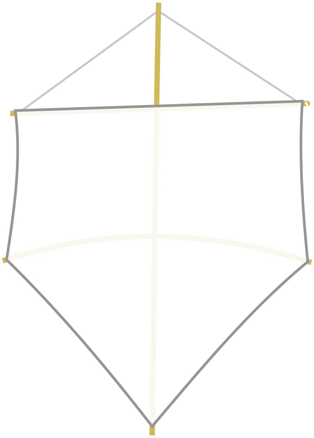 White kite png transparent