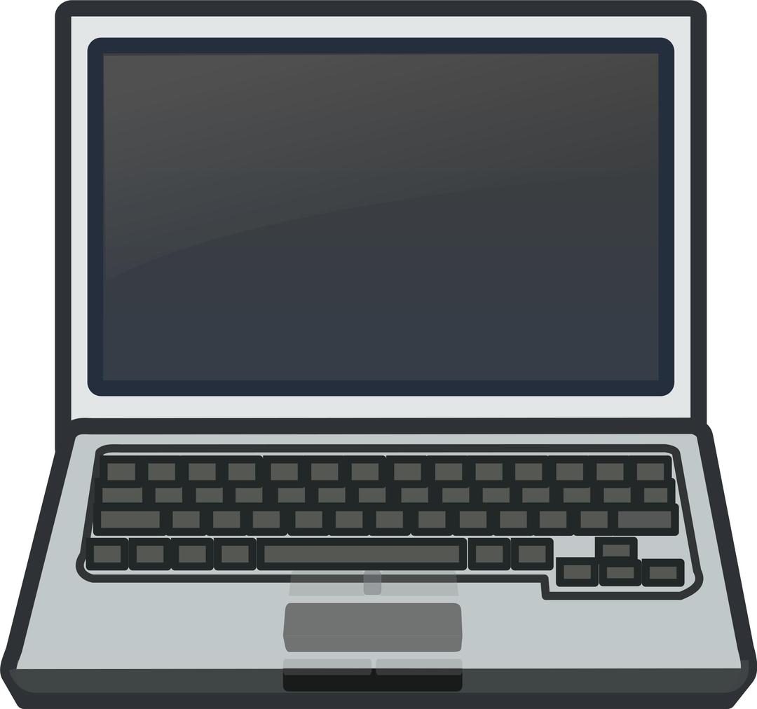 White Laptop Notebook Netbook png transparent