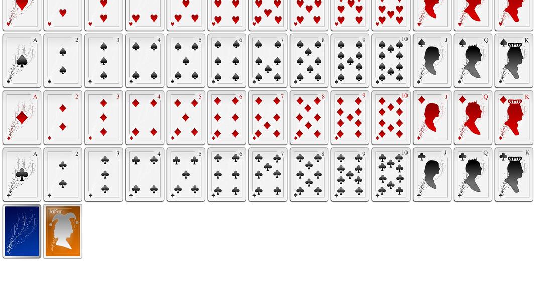 White Oxygen Playing Card Faces png transparent