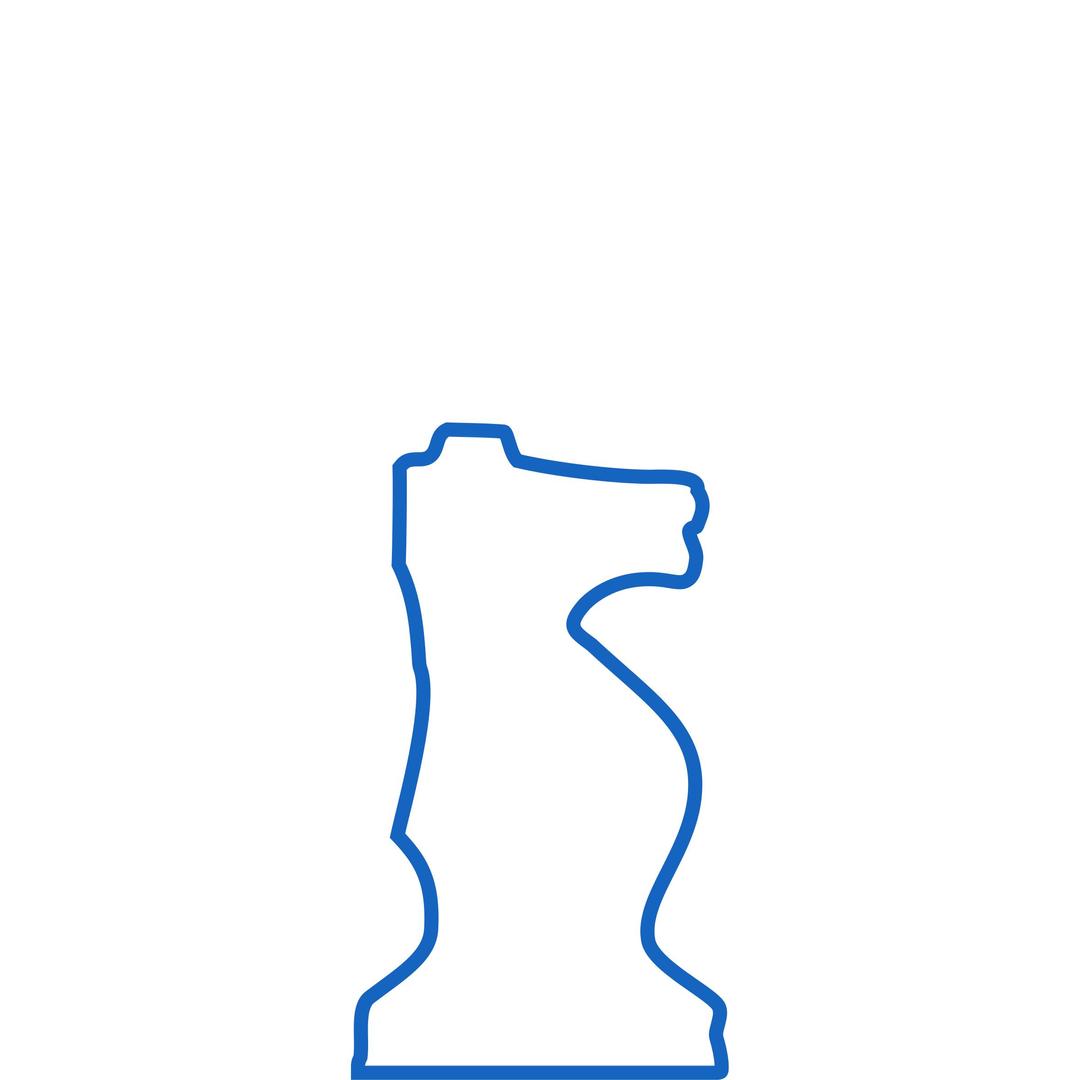 White Silhouette Staunton Chess Piece – Knight / Caballo png transparent