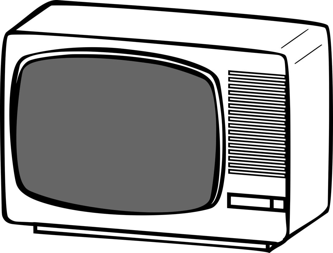 White TV png transparent